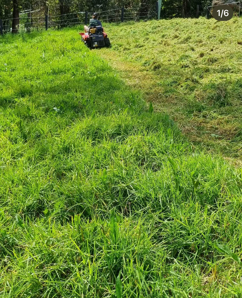 clearing fire trail with 4wd slasher